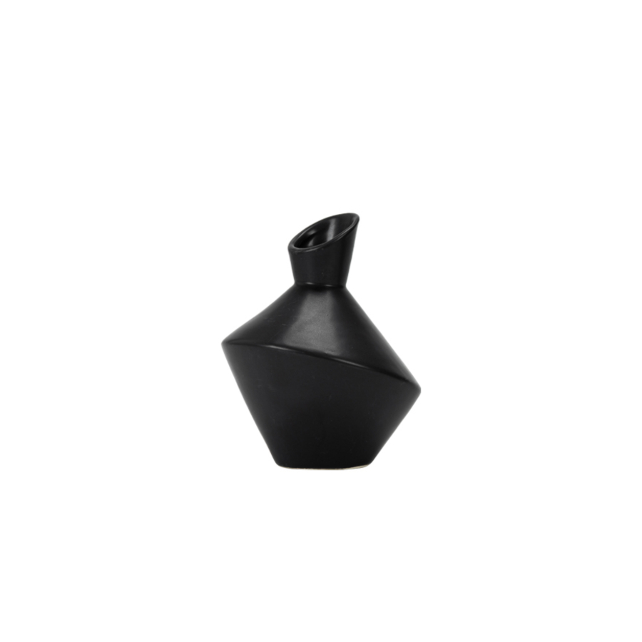 Vase Trapu 11.6X14.7X4Cm - Noir Vases décoratifs