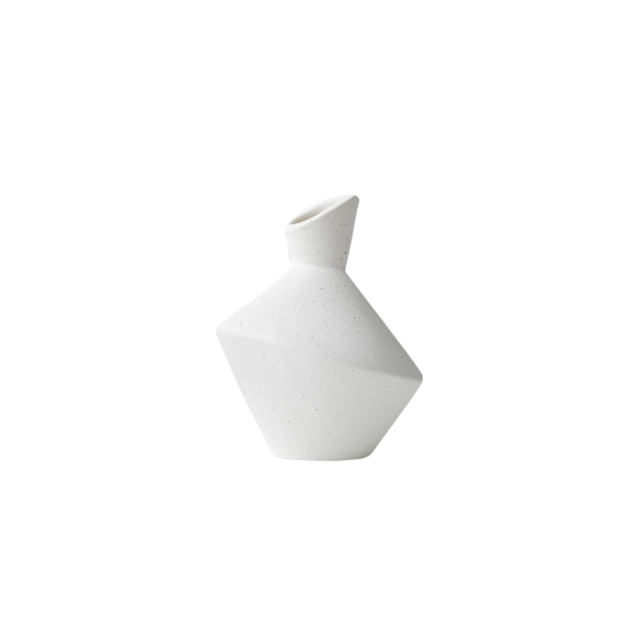 Vase Trapu 11.6X14.7X4Cm - Blanc Vases décoratifs