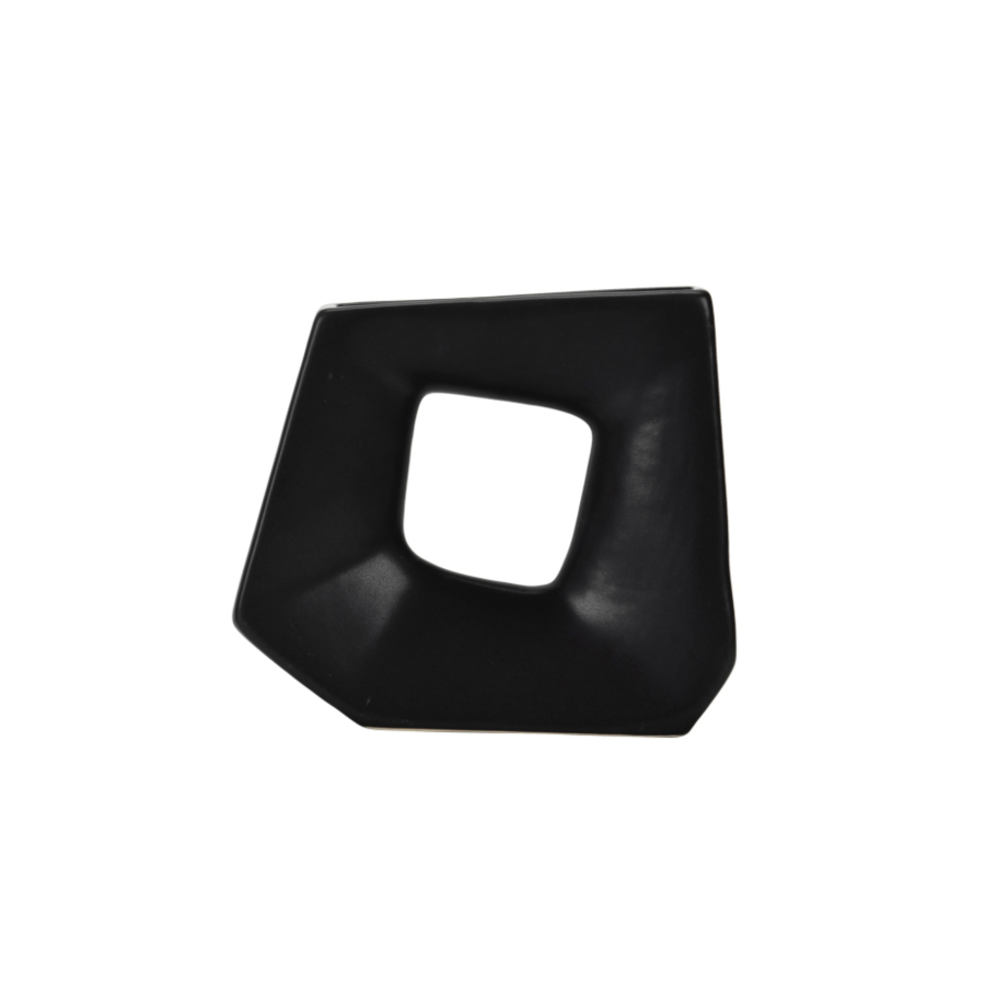 Vase Ajouré 16X13.4X12.4Cm - Noir Vases décoratifs