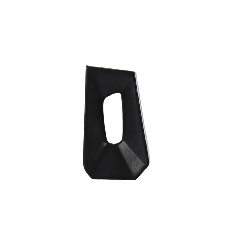 Vase Ajouré 12.7X20.6X9.2Cm - Noir Vases décoratifs