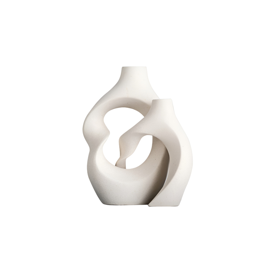Vase Scultural Entralcee - Beige Vases décoratifs
