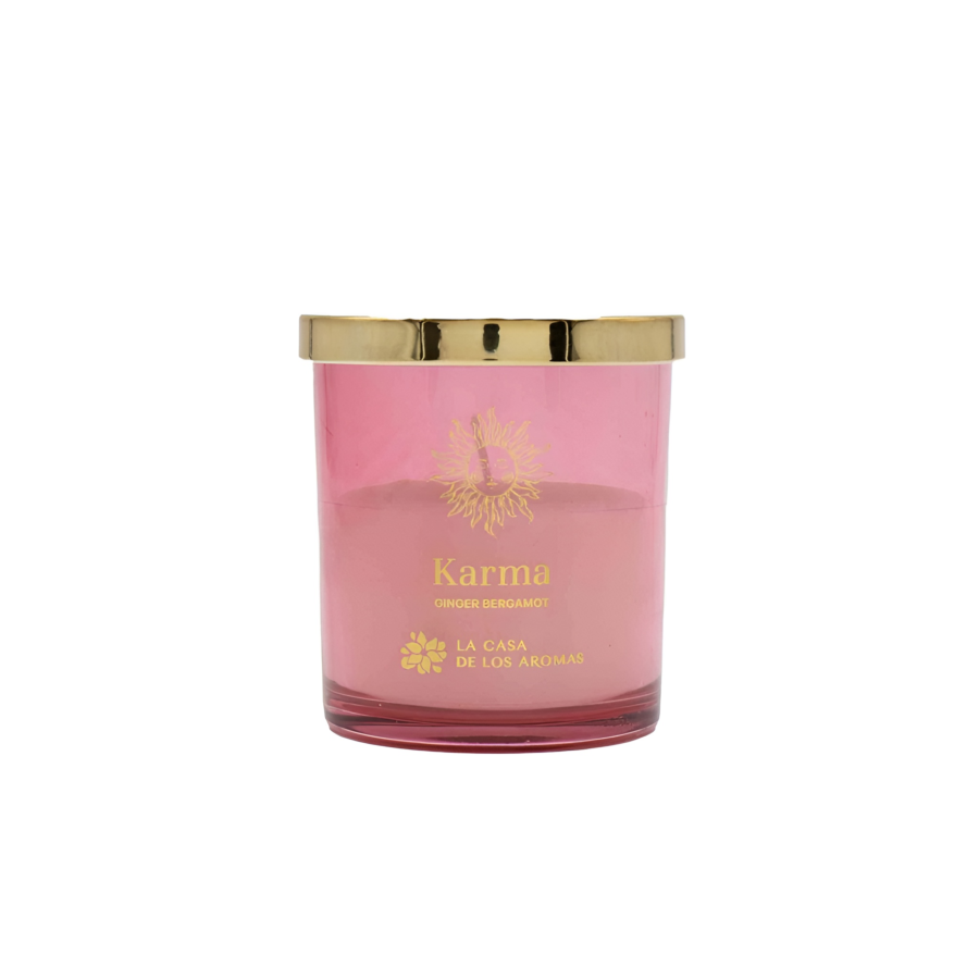 Bougie Mystic Karma 150G - Rose Bougies décoratives