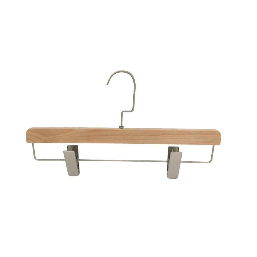 Porte-Jupe/Pantalon En Bois Naturel – Blanc Rangement pratique