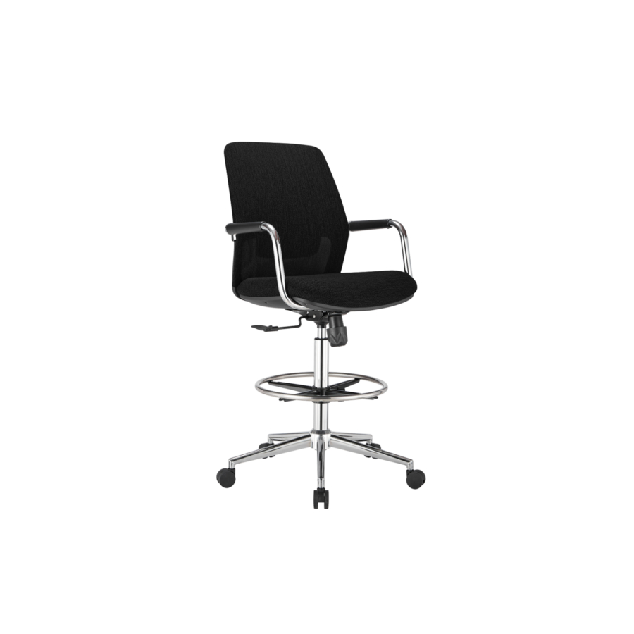 Chaise Comptoir Elevate Mesh – Noir Fauteuils et Sièges Opérateurs