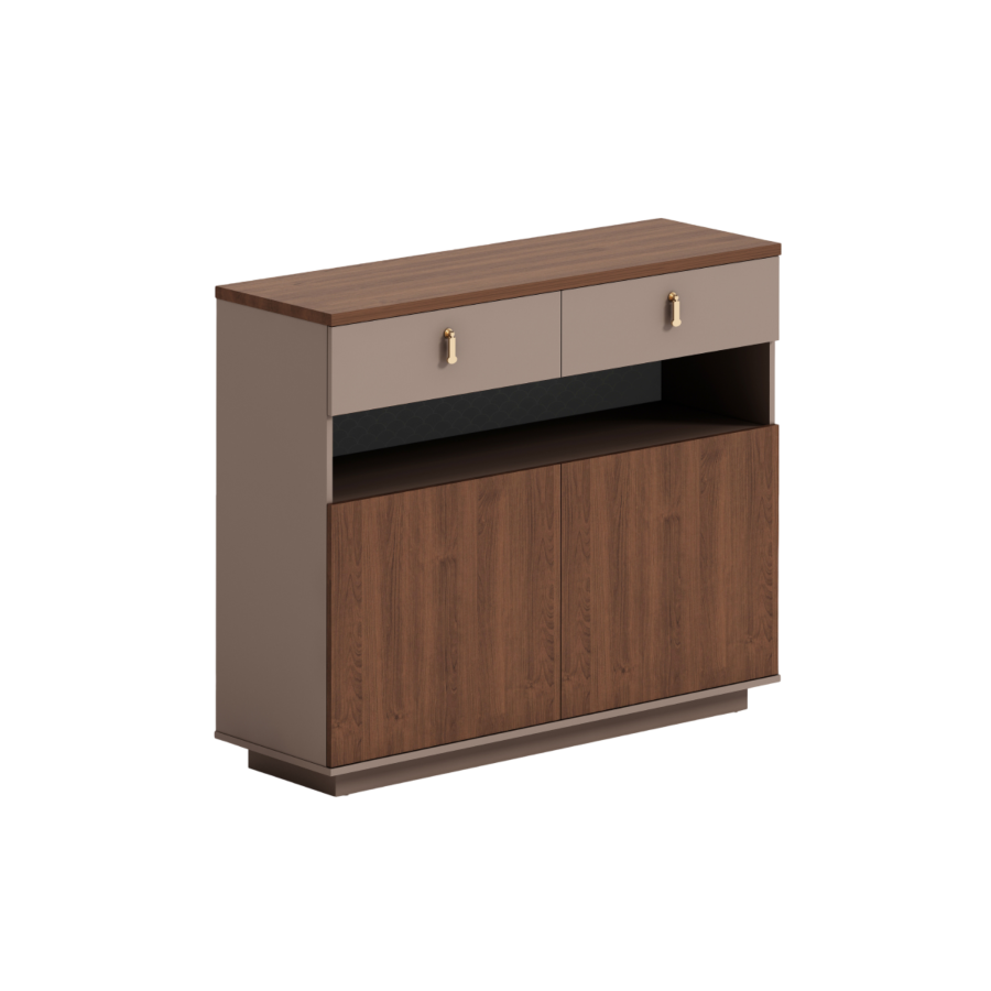 Élément De Rangement Astoria 100Cm - Marron Armoires et Bibliothèques de Bureau