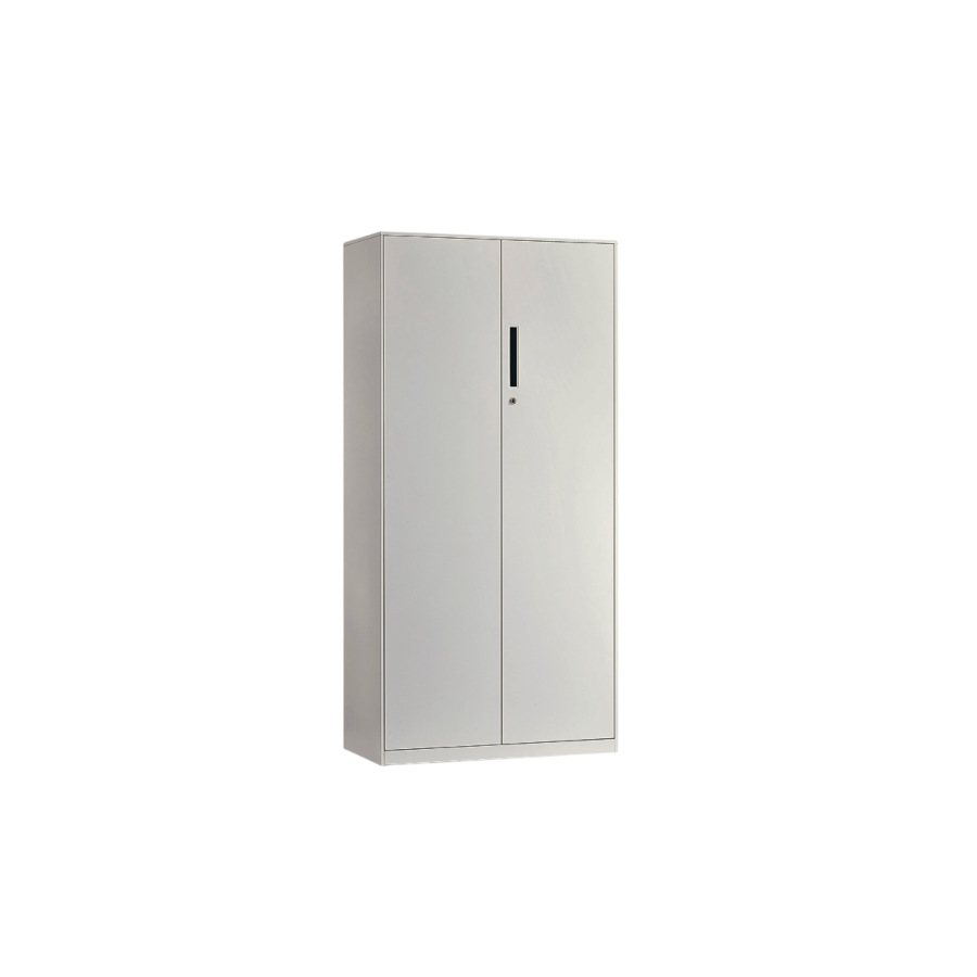 Armoire Rangement Solidis Portes Battantes 185Cm - Blanc Armoires et Bibliothèques de Bureau