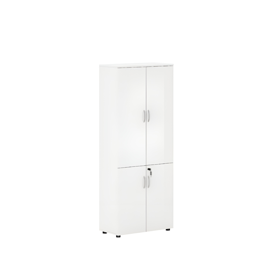Élément De Rangement 2 Portess Polar Pro - Blanc Armoires et Bibliothèques de Bureau