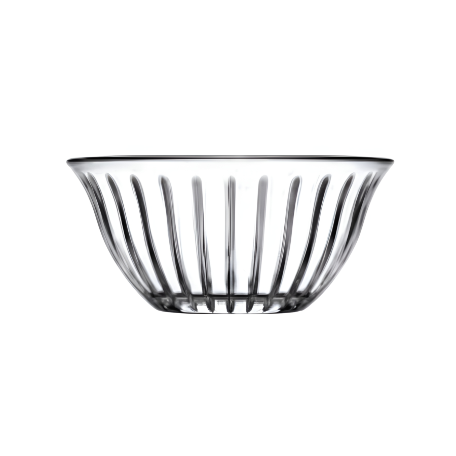 Bol Transparent En Verre Joy – Blanc Art de la table