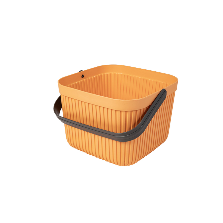 Panier 7 L Avec Poignée - Orange Accessoires salle de bain