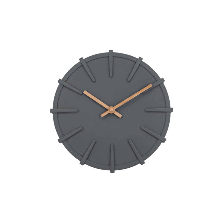 Horloge Murale 25 Cm - Gris Offres Ramadanesques