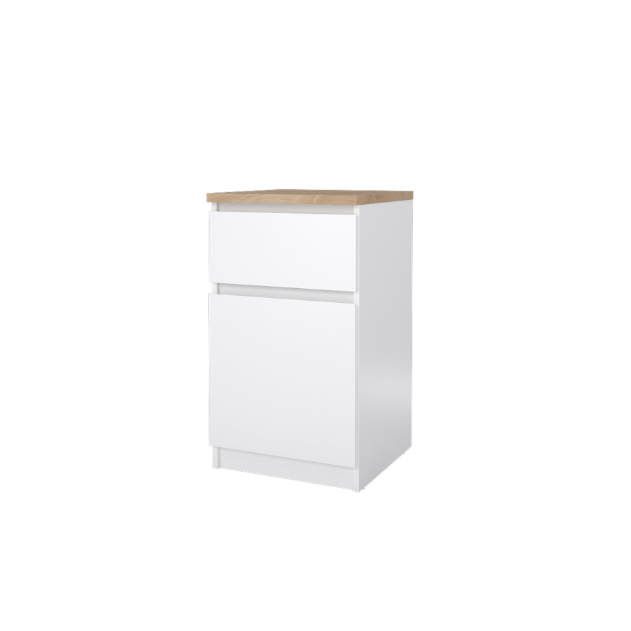 Table De Chevet Naia 1 Porte Et 1Tiroir Soldes été vague 2