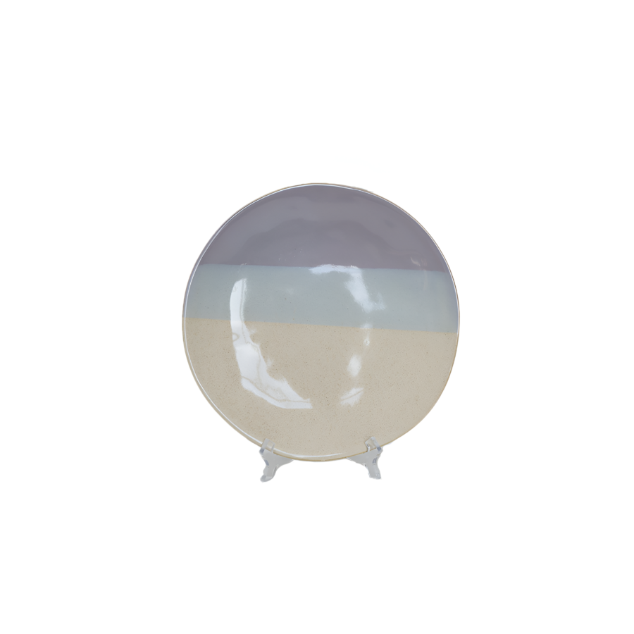 Assiette En Porcelaine 20Cm - Multicouleur Déstockage