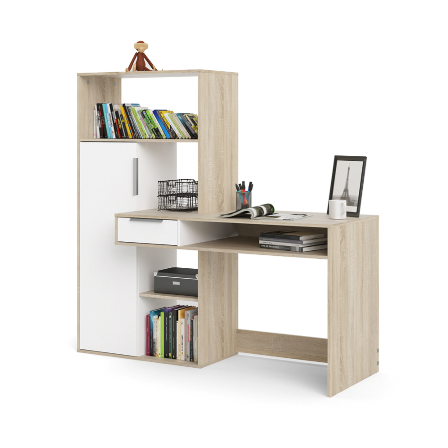 Bureau Function Plus - Chêne / Blanc Bureau Junior