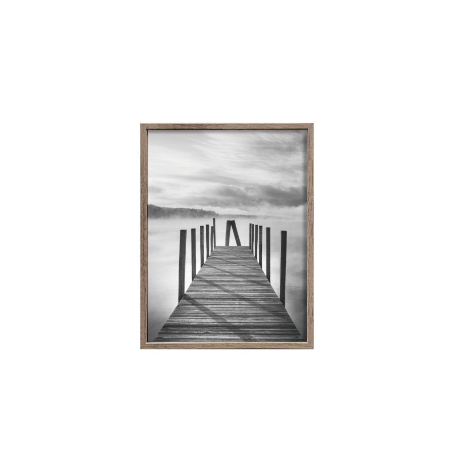 Cadre Photo Evasion En Aluminium 46X61Cm - Gris Chêne Offres Ramadanesques