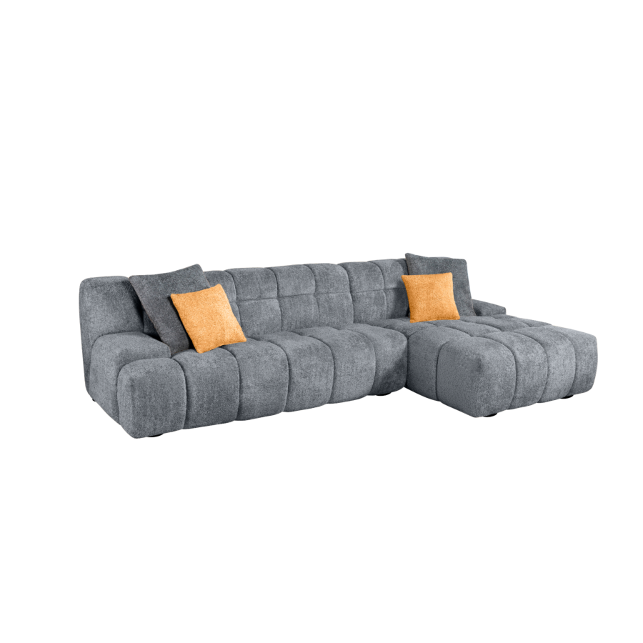 Canapé D'Angle Droit Bubble - Gris Soldes été