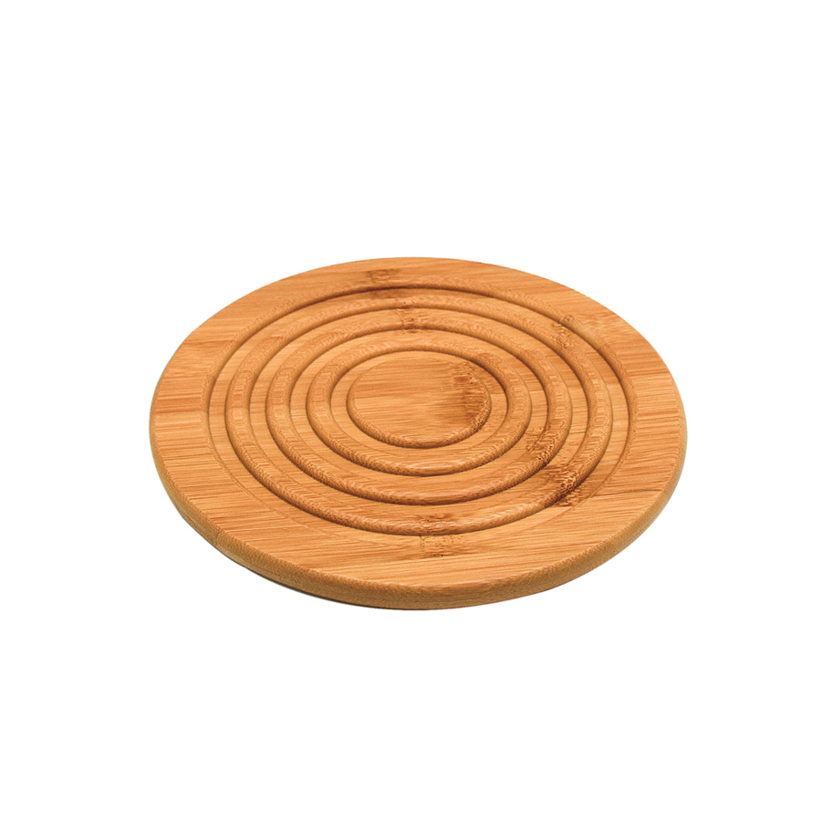 Sous Plat Rond Bambou - Beige Naturel Offres Ramadan