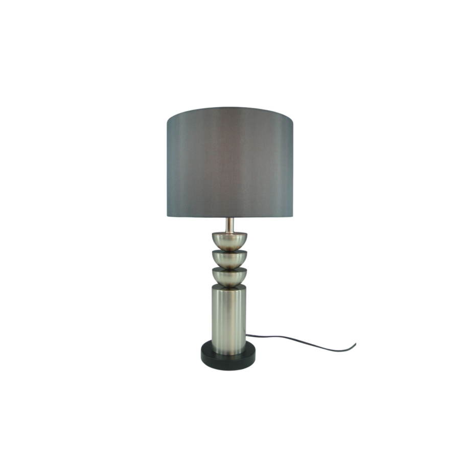 Lampe De Table En Metal 28X54Cm - Argenté Luminaires