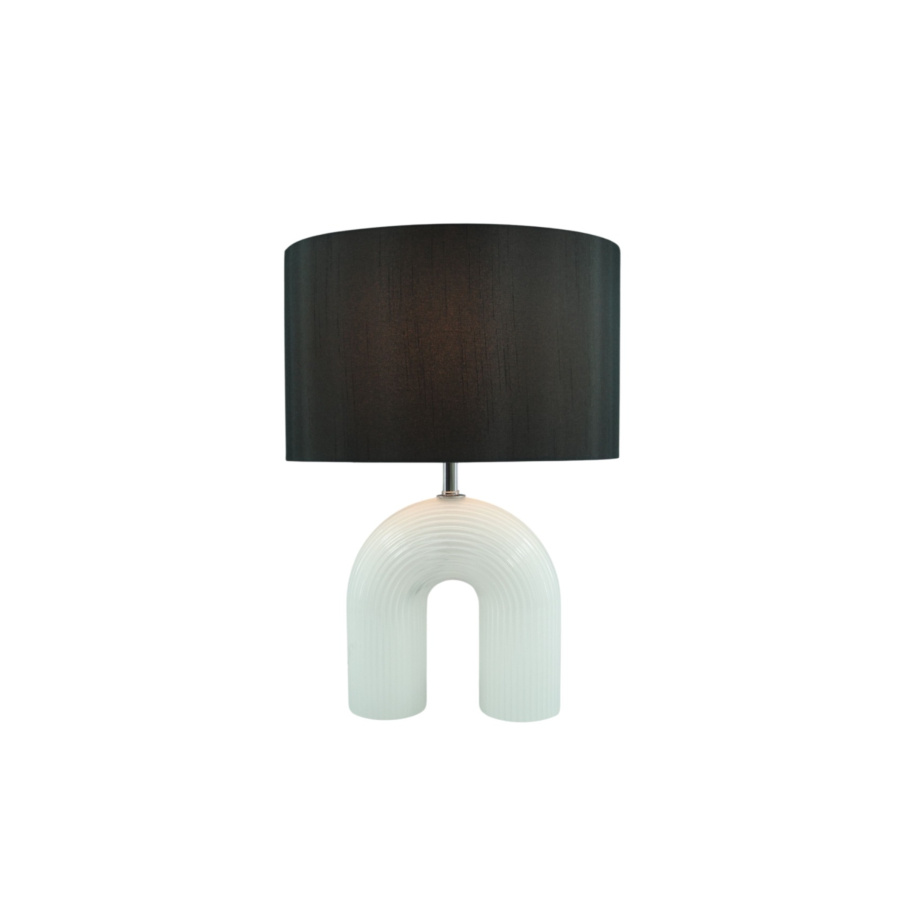 Lampe De Table En Glass 20X33X46Cm - Blanc Luminaires