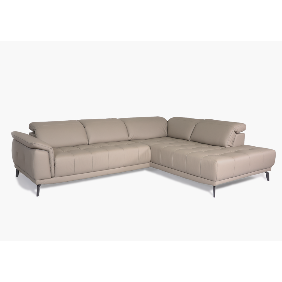 Canapé D'Angle Palermo - Beige Foncé Déstockage