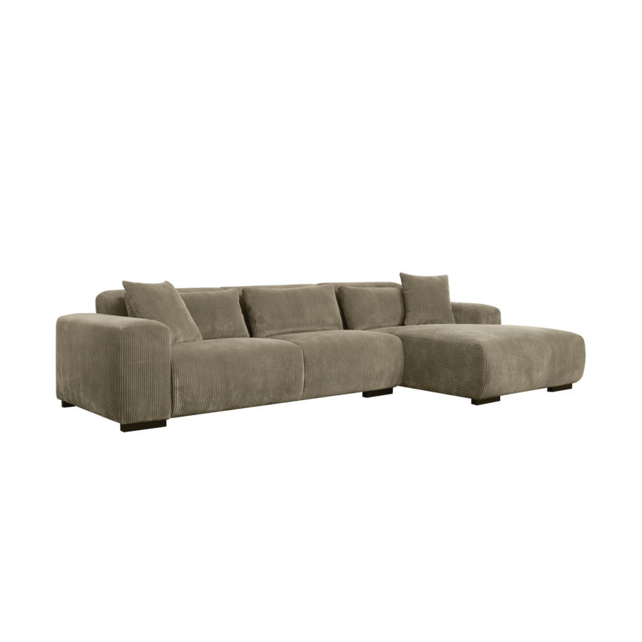 Canapé D'Angle Droit Panorama - Taupe Sofa