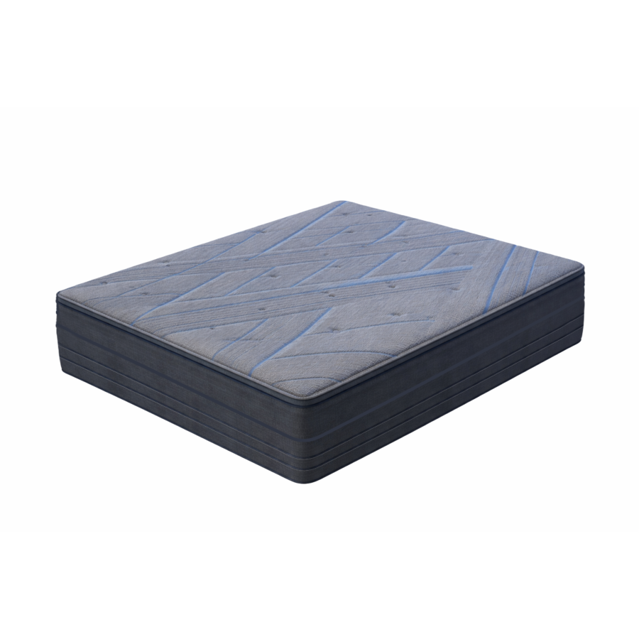 Matelas Beautyrest Signature Plush 160X190Cm - Bleu + Couettes 2P Gratuites Matelas