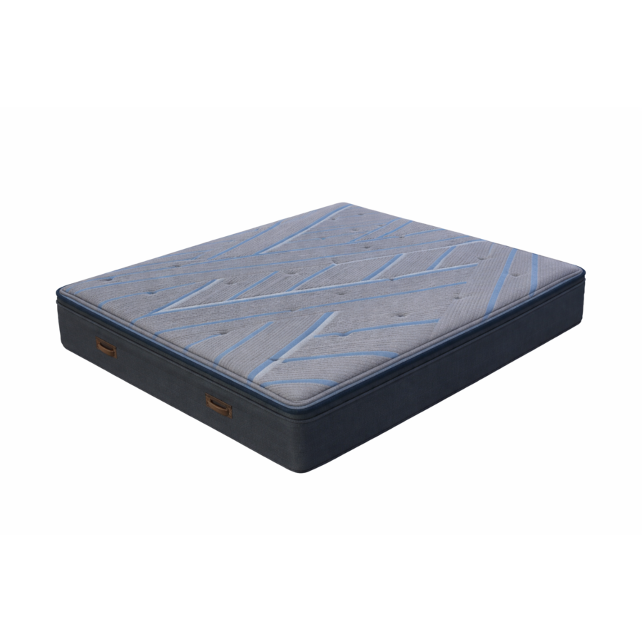 Matelas Beautyrest Signature Plush Pillow 100X200Cm - Bleu + Couette 1P Gratuite Essentiel HIVER