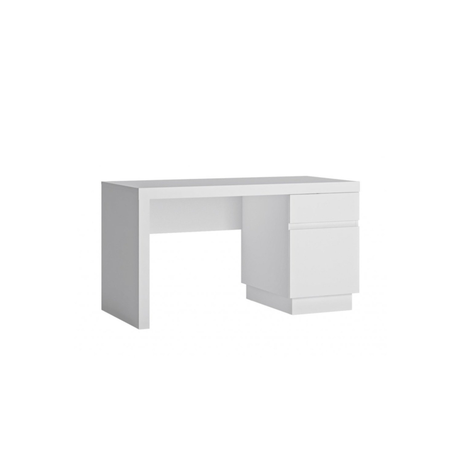 Bureau Lyon 1Tiroir Et 1 Porte - Blanc Bureaux
