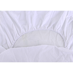 Protège Matelas Alese Face Eponge Plastif 60X120Cm - Blanc