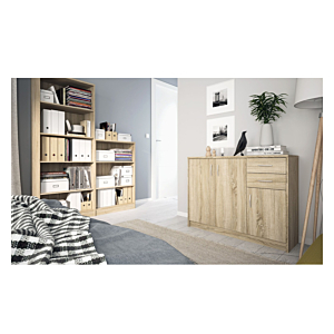 Commode Sconto Avec 2 Tiroirs - Oak