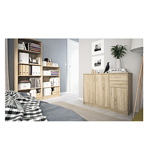 Polycube Sconto 3 Niches - Sonoma Oak