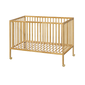 Lit Bébé Jad 60X120Cm Avec Roulettes - Chêne Lits bébés