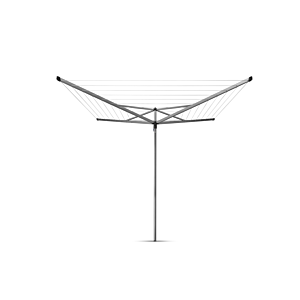 Séchoir Essential Avec Douille - Gris Métallique Portants à vêtements