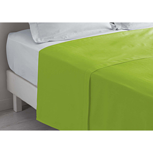 Drap Plat Point Bourdon - Pistache