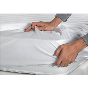 Protège Matelas Bouclette Impermeable - Blanc Protège Matelas