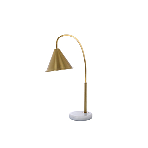 Lampe De Bureau En Métal 57Cm - Doré Lampes de bureau