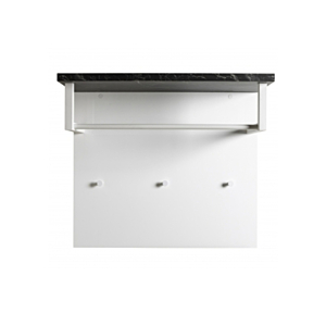 Penderie Mundi 82,3X35,2X71,3Cm - Marbre / Blanc Déstockage