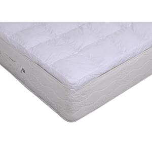 Surmatelas Fmt 5 Cm Coton/Flocons - Blanc Essentiel HIVER