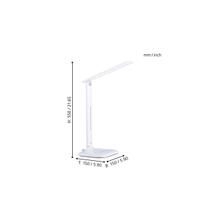 Lampe De Bureau Caupo - Blanc