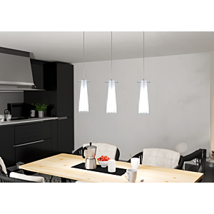 Suspension Pinto Hl/3 E27 - Blanc