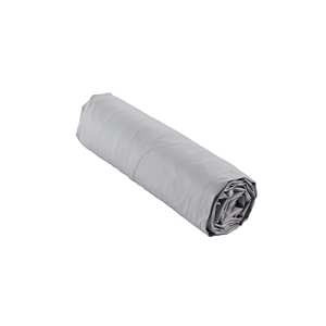 Drap Housse 160X200Cm Percale Uni 78 Fils - Gris Draps