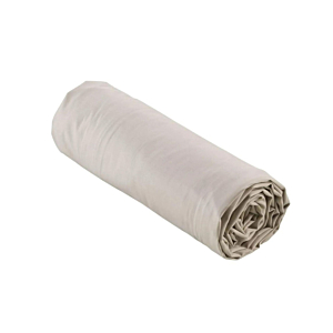 Drap Housse Percale Uni 78 Fils - Beige Draps