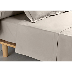 Drap Plat Percale - Nude