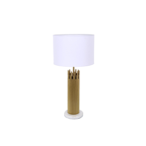 Lampe De Table En Métal 33X66Cm - Doré Promotions