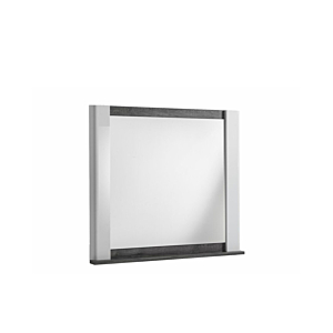 Miroir Vertigo - Chêne Gris / Blanc
