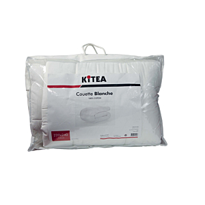 Couette 100% Coton Biolinho 160X220Cm - Blanc Textile blanc
