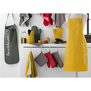 Lot De 3 Torchons Cuistot Microfibre - Jaune