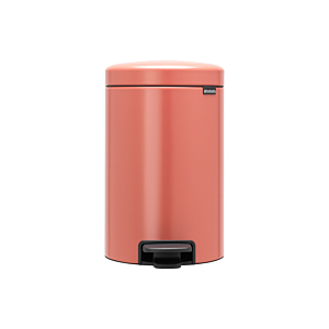 Poubelle À Pedale Newlcon 12L - Terracotta / Rose Poubelles de salle de bain