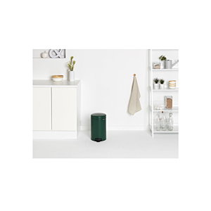 Poubelle À Pedale Newlcon 12L - Vert Sapin