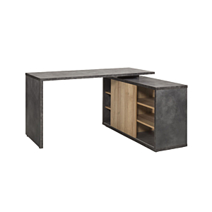 Bureau Core Avec Crédence - Chêne / Oak