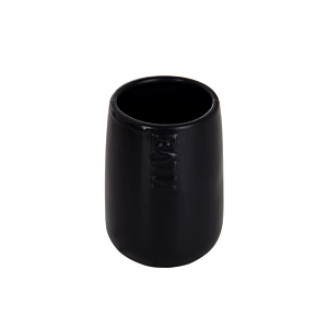 Gobelet Dolomite Rond Bath - Noir